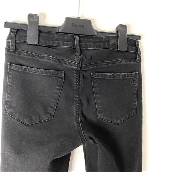 Articles Of Society Stephanie Step Hem Black Ankle Jeans - Picture 7 of 13